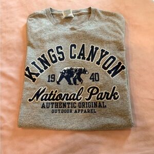 Delta Gray Kings Canyon National Park Tee